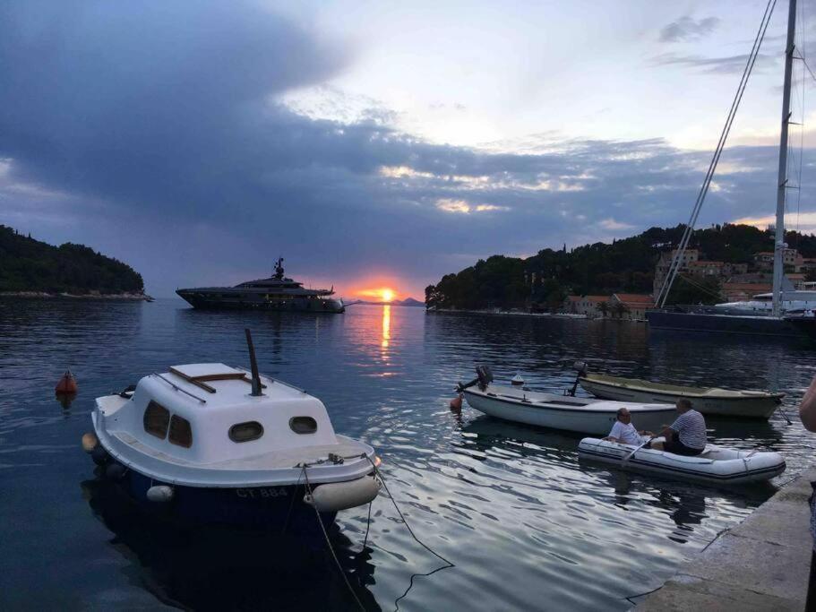 Lovely Split Level Apartment With Sea View, Pool, Free Parking And Wifi Cavtat Dış mekan fotoğraf